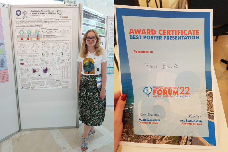 2022-07-09 – Maria awarded during FEBS Youth Scientists Forum!
